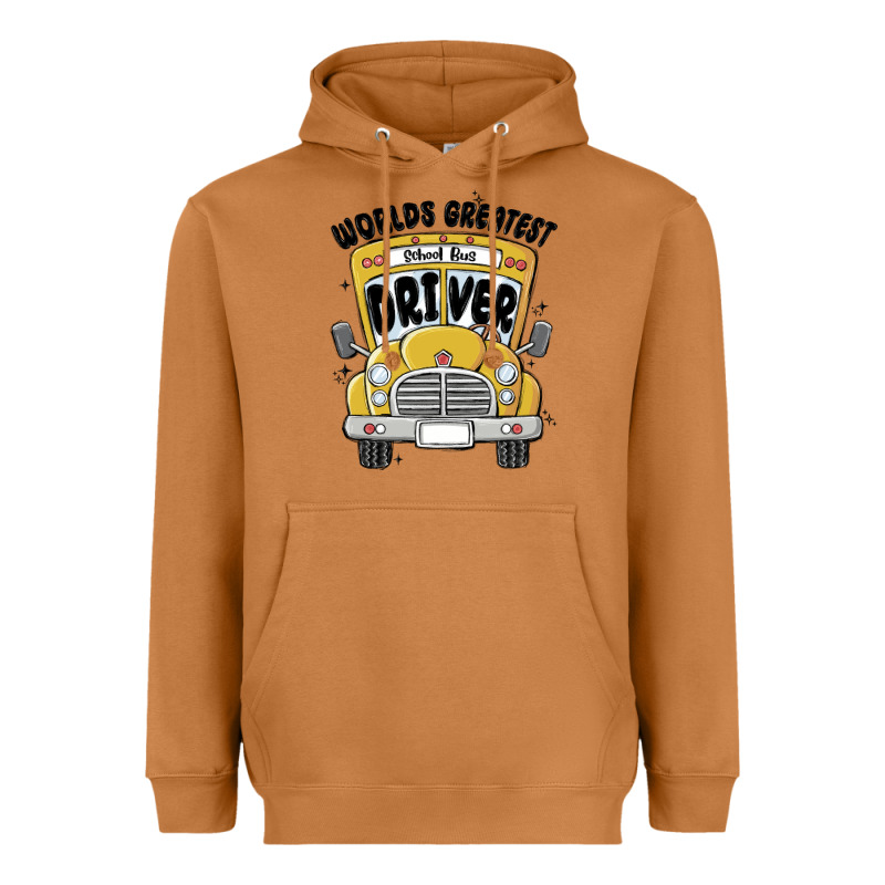 Worlds Greatest School Bus Driver Heavyweight Hoodie by MaliasSmallBusiness | Teevron