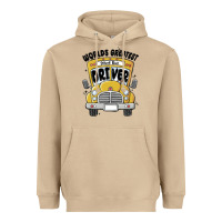 Mushroom worlds greatest school bus driver Heavyweight Hoodie - MaliasSmallBusiness