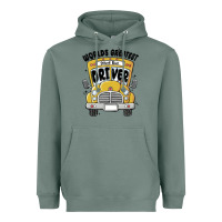 Sage worlds greatest school bus driver Heavyweight Hoodie - MaliasSmallBusiness