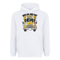 White worlds greatest school bus driver Heavyweight Hoodie - MaliasSmallBusiness