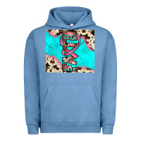 Pigment Pebble Blue faith Urban Hoodie - JahusDesignShop