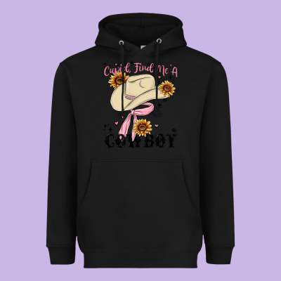 Heavyweight Hoodie cupid find me a cowboy