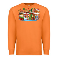 Carrot christmas cookie coffee cups Premium Sweatshirt - Zillion Design Studio