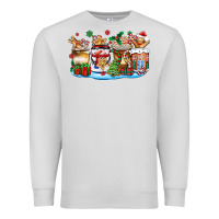 Dove Grey christmas cookie coffee cups Premium Sweatshirt - Zillion Design Studio