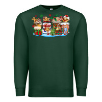 Sports Green christmas cookie coffee cups Premium Sweatshirt - Zillion Design Studio