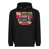 Black cupid's love lodge Heavyweight Hoodie - MaliasSmallBusiness