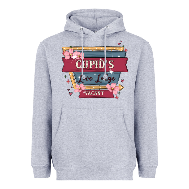 Cupid's Love Lodge Heavyweight Hoodie by MaliasSmallBusiness | Teevron