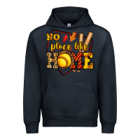 Navy no place like home softball Urban Hoodie - Jasminsmagicworld