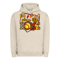 Pigment French Oak no place like home softball Urban Hoodie - Jasminsmagicworld