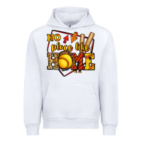 White no place like home softball Urban Hoodie - Jasminsmagicworld