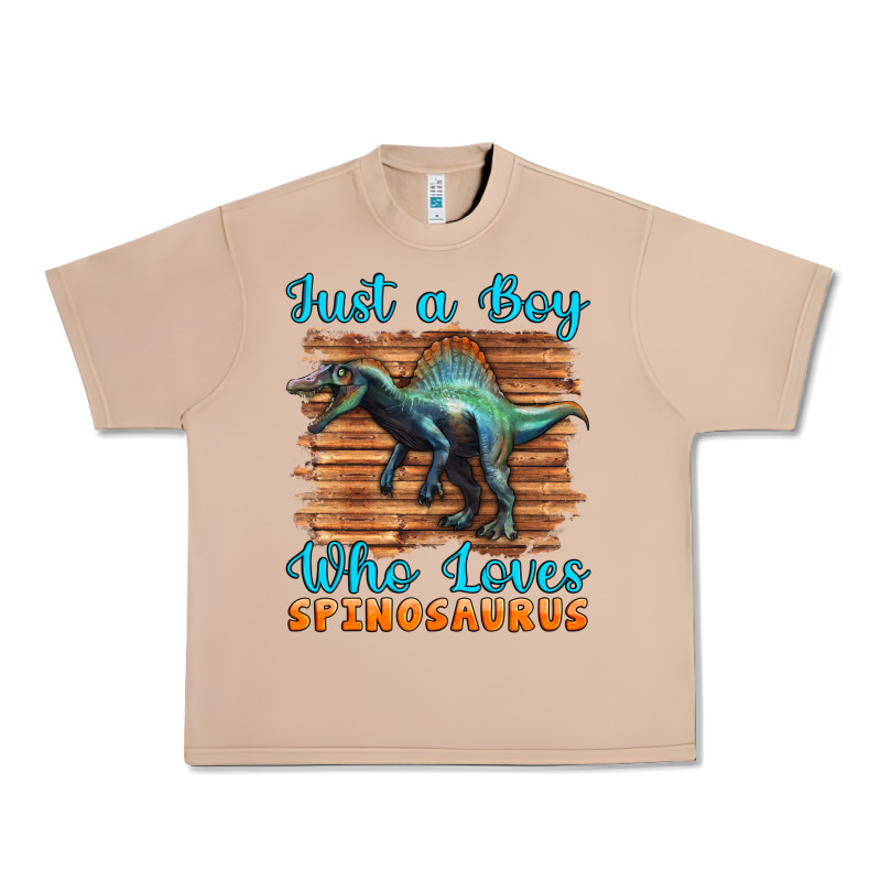 Just A Boy Who Loves Baby Spinosaurus Urban Heavy Tee by Artiststas | Teevron