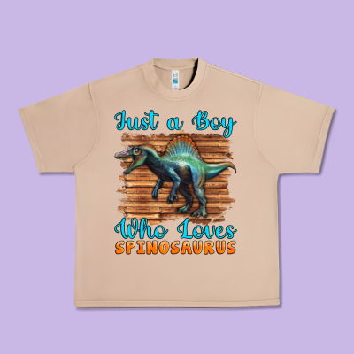 Just A Boy Who Loves Baby Spinosaurus Urban Heavy Tee Designed By Artiststas