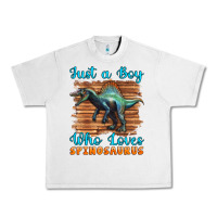 Lunar Rock just a boy who loves baby spinosaurus Urban Heavy Tee - Artiststas