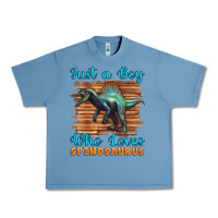 Pebble Blue just a boy who loves baby spinosaurus Urban Heavy Tee - Artiststas
