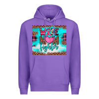 Purple wife mom fighter tumbler Premium Hoodie - JahusDesignShop