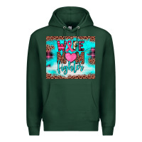 Sports Green wife mom fighter tumbler Premium Hoodie - JahusDesignShop
