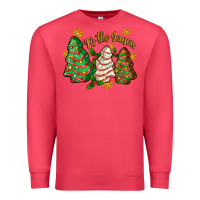 Cardinal tis the season christmas cake Premium Sweatshirt - Zillion Design Studio
