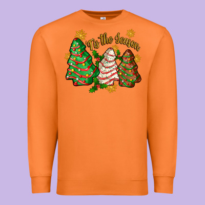Premium Sweatshirt tis the season christmas cake