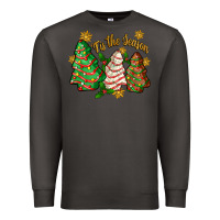 Smoke tis the season christmas cake Premium Sweatshirt - Zillion Design Studio