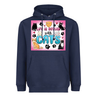 Navy life is better with cats Heavyweight Hoodie - MaliasSmallBusiness