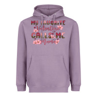 Lavender my favorite valentine calls me mama Heavyweight Hoodie - MaliasSmallBusiness