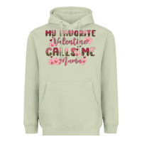 Matcha my favorite valentine calls me mama Heavyweight Hoodie - MaliasSmallBusiness