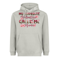 Moon Dust my favorite valentine calls me mama Heavyweight Hoodie - MaliasSmallBusiness