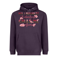 Plum my favorite valentine calls me mama Heavyweight Hoodie - MaliasSmallBusiness