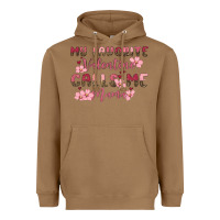 Toasted Coconut my favorite valentine calls me mama Heavyweight Hoodie - MaliasSmallBusiness