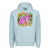 Blue Mist eyes leopard halloween patch Premium Hoodie - BundleAndBundleShop