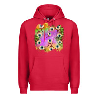Cardinal eyes leopard halloween patch Premium Hoodie - BundleAndBundleShop