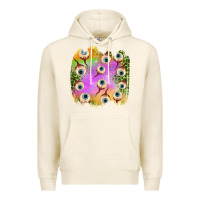 Tofu eyes leopard halloween patch Premium Hoodie - BundleAndBundleShop
