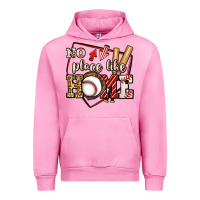 Fuchsia Pink no place like home baseball Urban Hoodie - Jasminsmagicworld