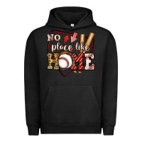 Pigment Black no place like home baseball Urban Hoodie - Jasminsmagicworld