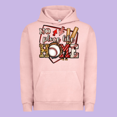 No Place Like Home Baseball Urban Hoodie Designed By Jasminsmagicworld