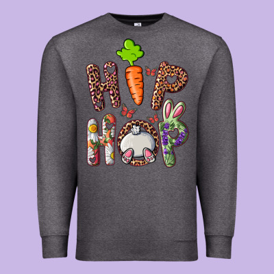 Premium Sweatshirt hip hop easter bunny