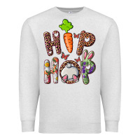 Oatmeal Heather hip hop easter bunny Premium Sweatshirt - RanaPortraitStore