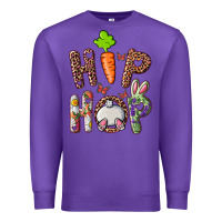 Purple hip hop easter bunny Premium Sweatshirt - RanaPortraitStore