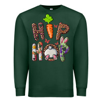 Sports Green hip hop easter bunny Premium Sweatshirt - RanaPortraitStore