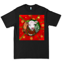 Black christmas hereford calf Premium Tee - LillyAllenDesigns