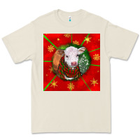 Bone christmas hereford calf Premium Tee - LillyAllenDesigns