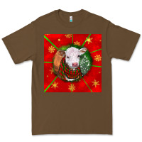 Cacao christmas hereford calf Premium Tee - LillyAllenDesigns