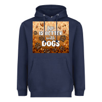 Navy life is better with dogs Heavyweight Hoodie - MaliasSmallBusiness