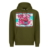 Army Green in october we wear pink Premium Hoodie - JahusDesignShop