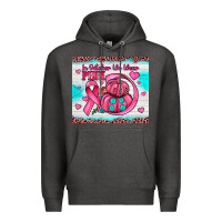 Charcoal Heather in october we wear pink Premium Hoodie - JahusDesignShop