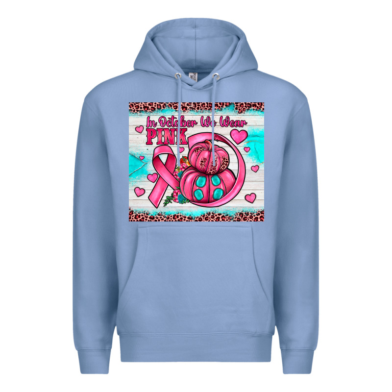 In October We Wear Pink Premium Hoodie by JahusDesignShop | Teevron