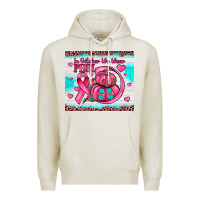 Oatmeal Heather in october we wear pink Premium Hoodie - JahusDesignShop