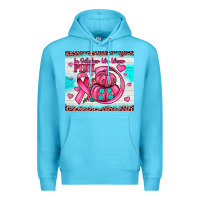 Ocean Blue in october we wear pink Premium Hoodie - JahusDesignShop