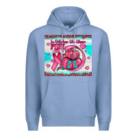Colony Blue in october we wear pink Premium Hoodie - JahusDesignShop
