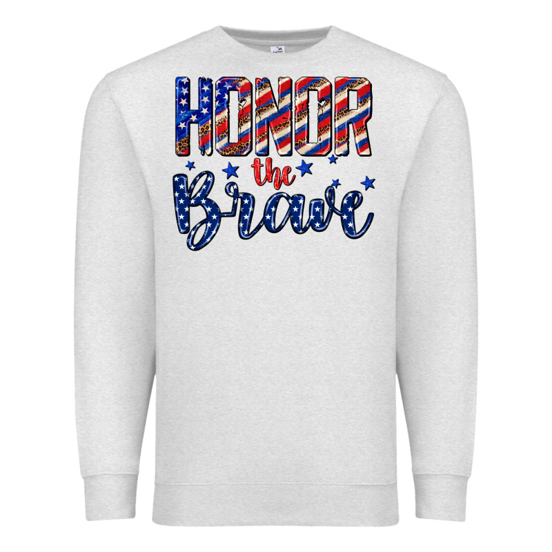 Honor The Brave Premium Sweatshirt by texasbilliewilder | Teevron